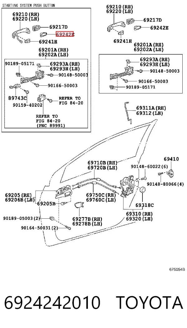  6924242010 Toyota