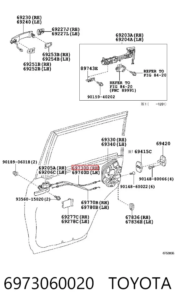  6973060020 Toyota