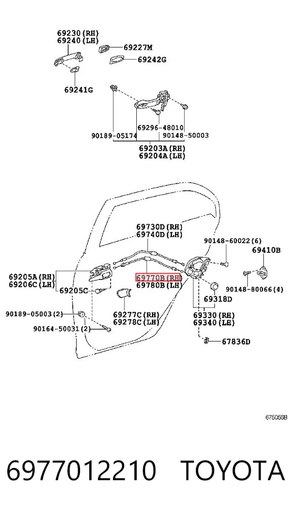  6977012210 Toyota