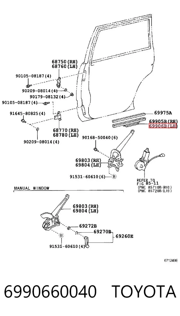  6990660040 Toyota