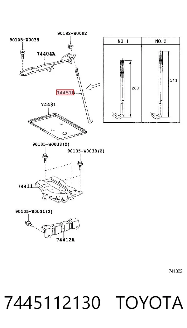  7445112130 Toyota
