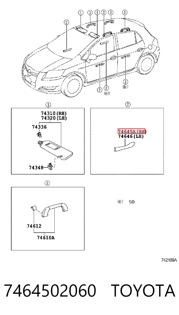  7464502060 Toyota