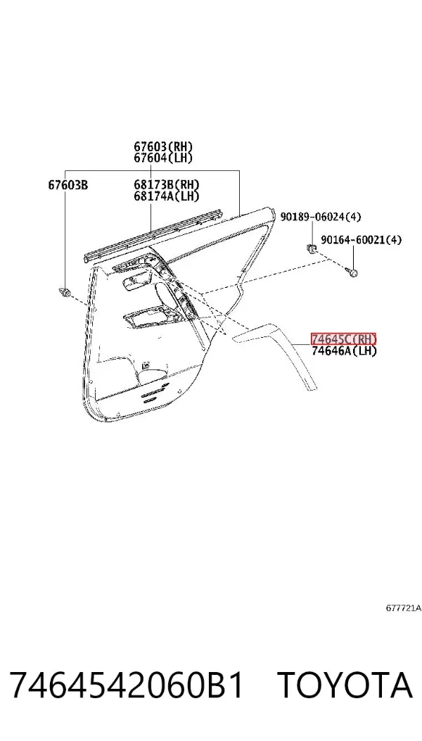  7464542060B1 Toyota