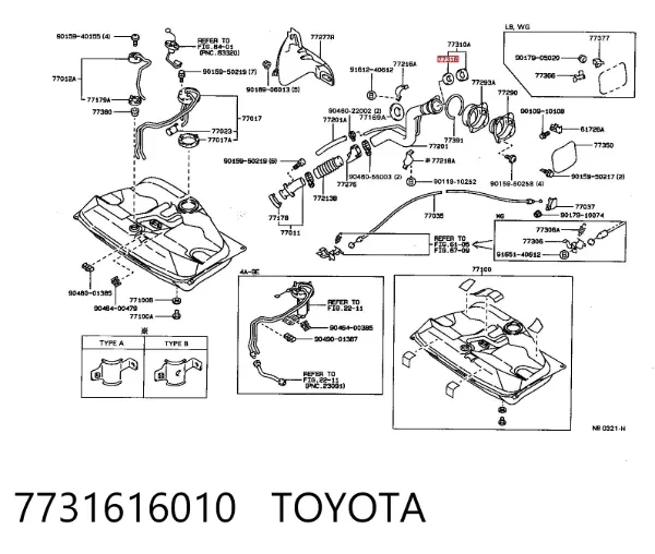  7731616010 Toyota