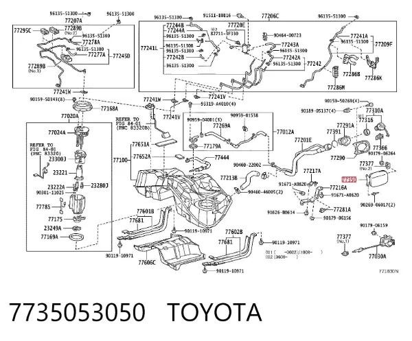 Лючок бензобака Lexus IS E2