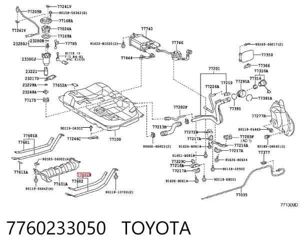  7760233050 Toyota