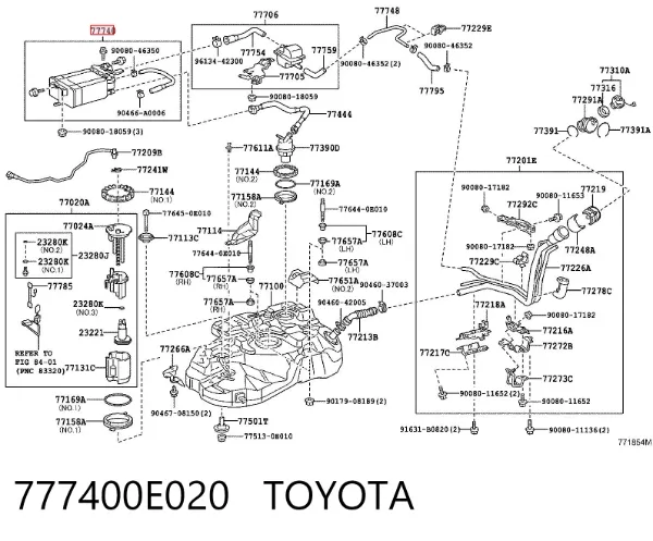  777400E020 Toyota