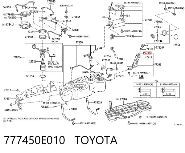  777450E010 Toyota