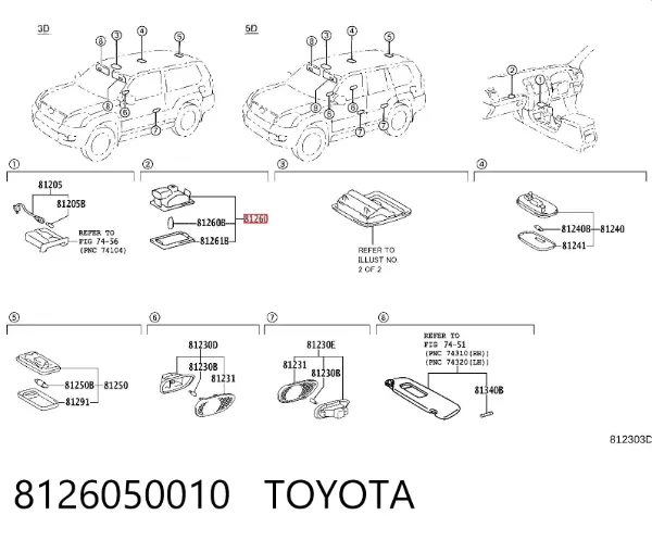  8126050010 Toyota