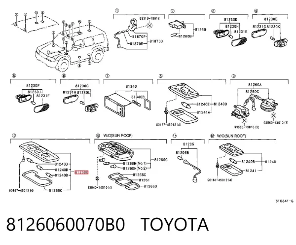  8126060070B0 Toyota