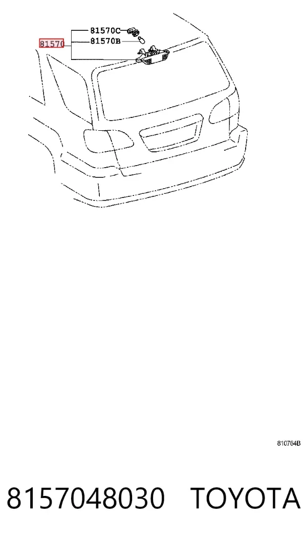 Задній стоп Lexus RX 300
