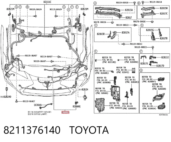  8211376140 Toyota