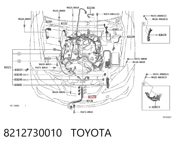  8212730010 Toyota