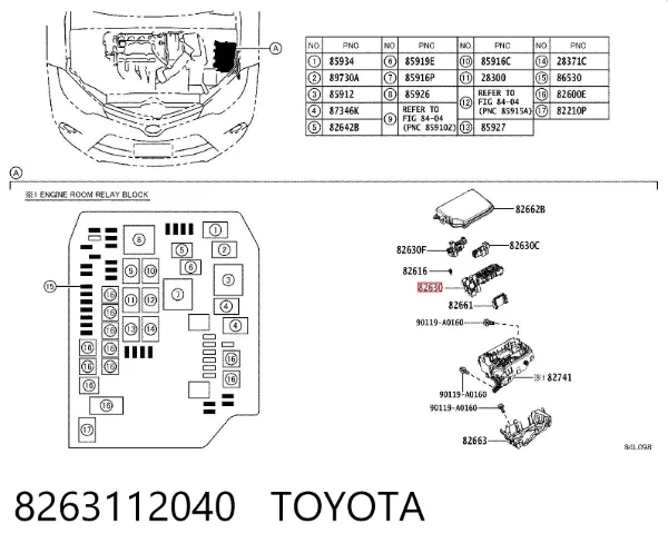  8263112040 Toyota