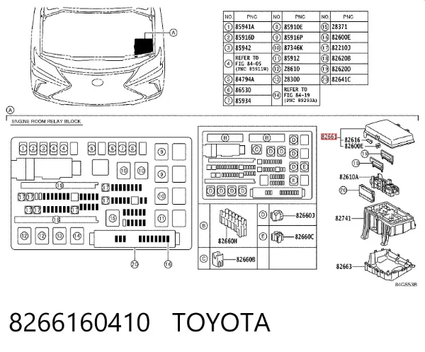  8266160410 Toyota