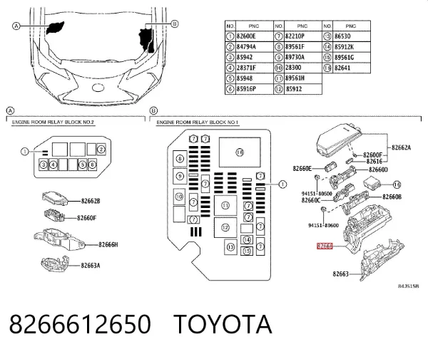  8266612650 Toyota
