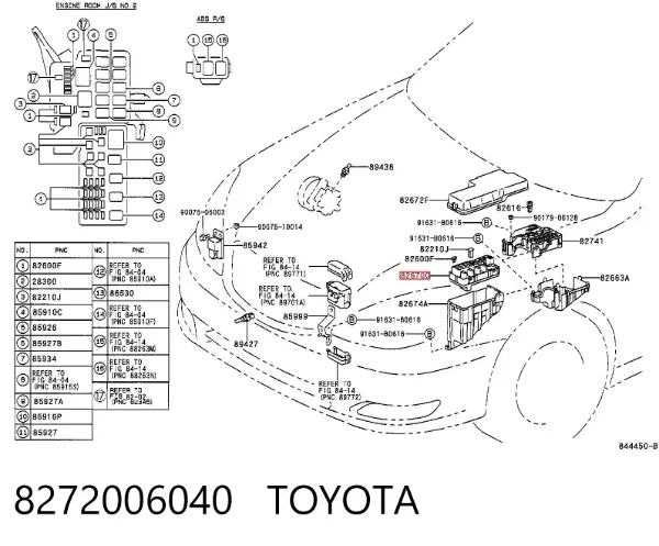  8272006040 Toyota