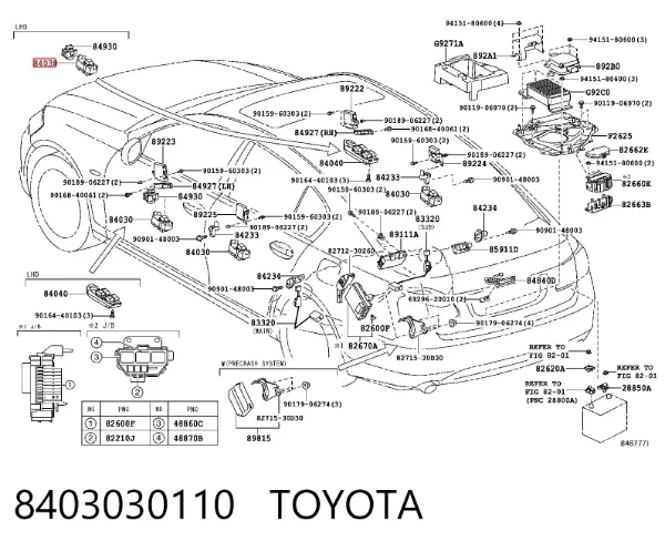  8403030110 Toyota