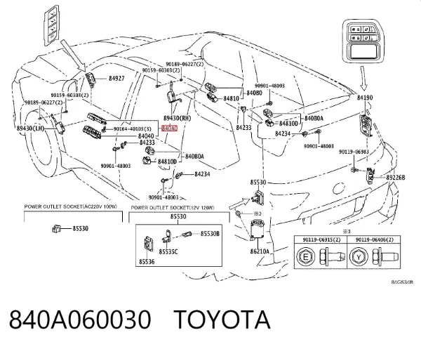  840A060030 Toyota