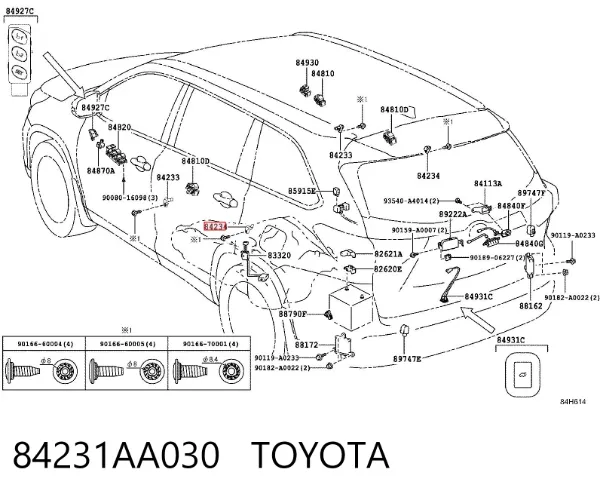  84231AA030 Toyota