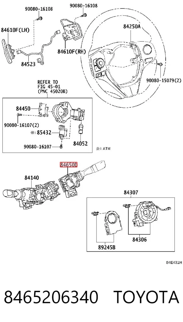 Помпа 8465206340 Toyota