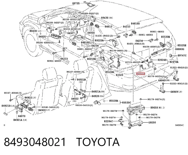  8493048021 Toyota