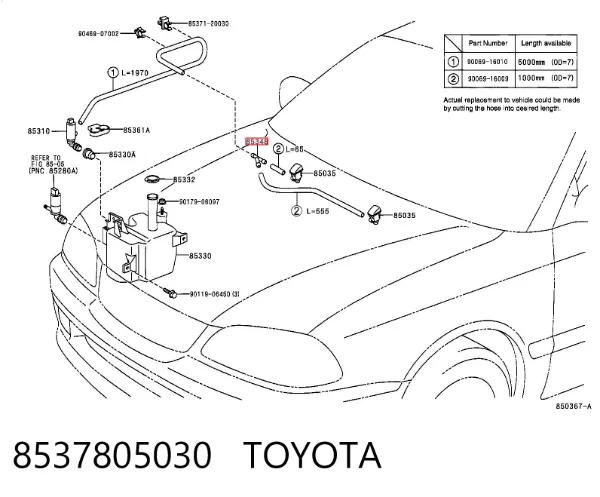  8537805030 Toyota