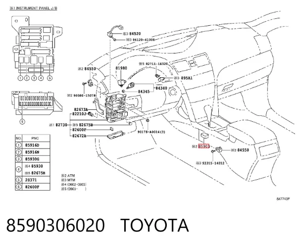  8590306020 Toyota