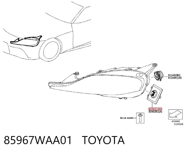  85967WAA01 Toyota