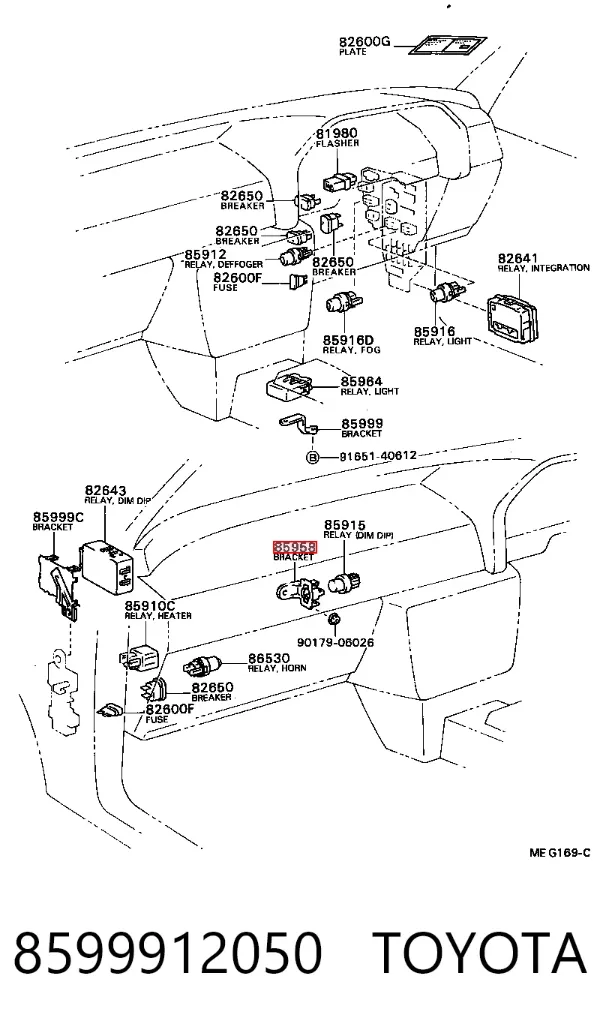  8599912050 Toyota
