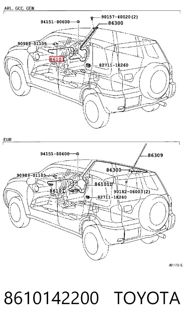  8610142200 Toyota