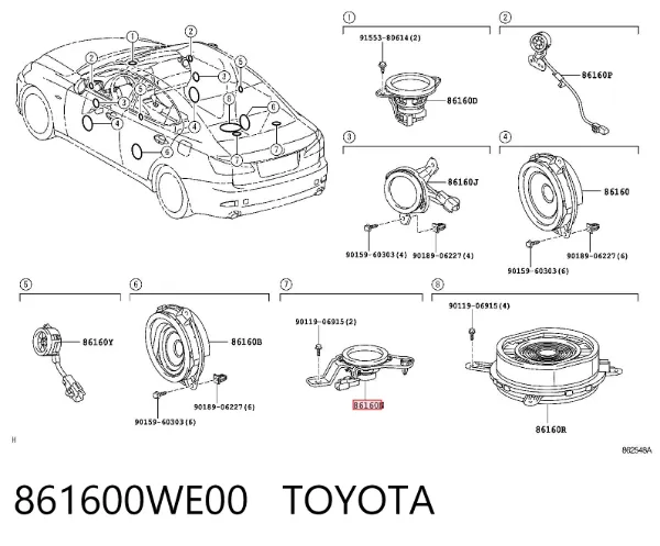  861600WE00 Toyota