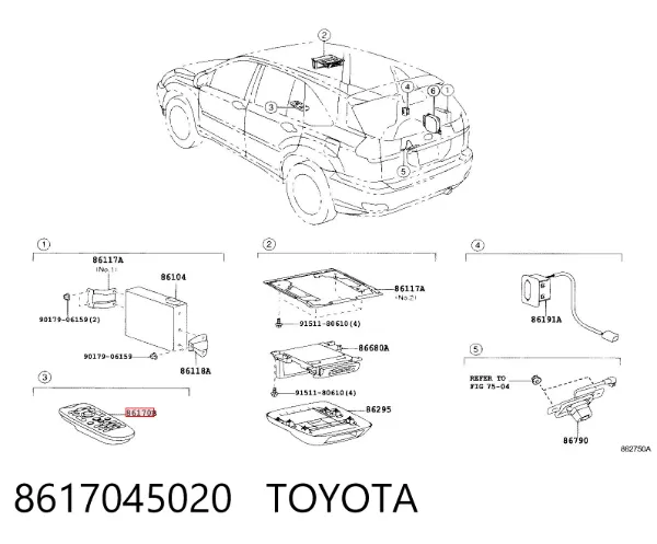  8617045020 Toyota