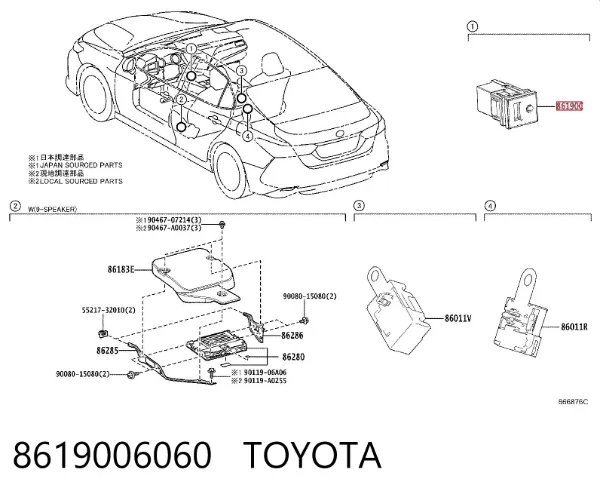  8619006060 Toyota