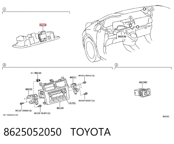  8625052050 Toyota