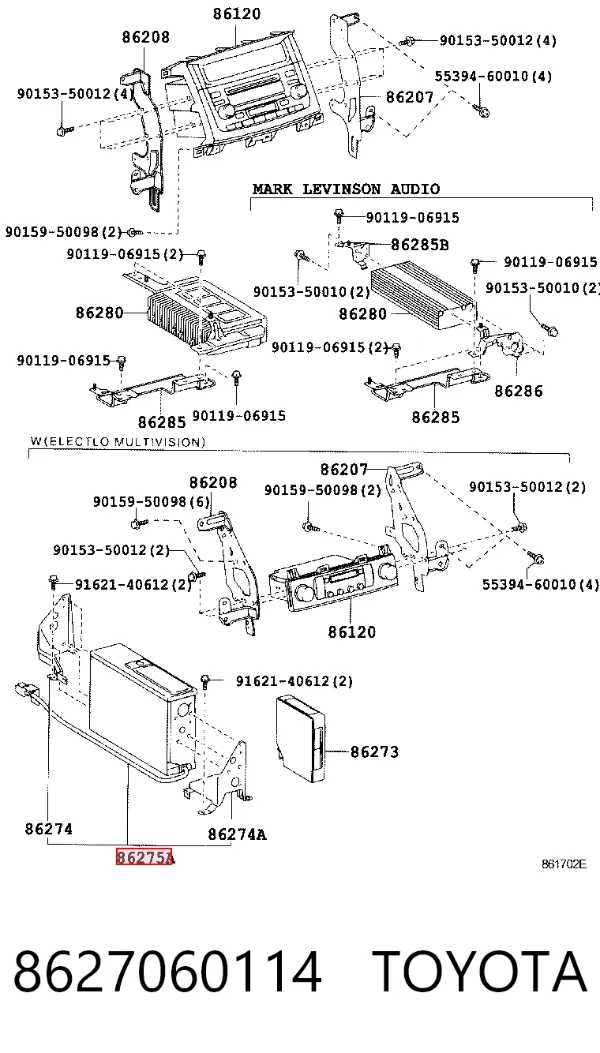  8627060114 Toyota