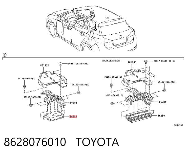  8628076010 Toyota