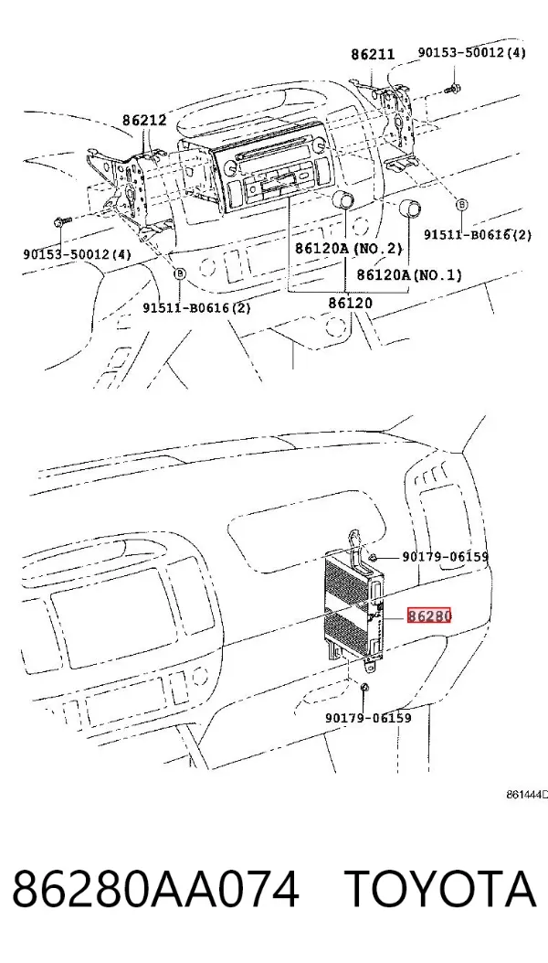  86280AA074 Toyota