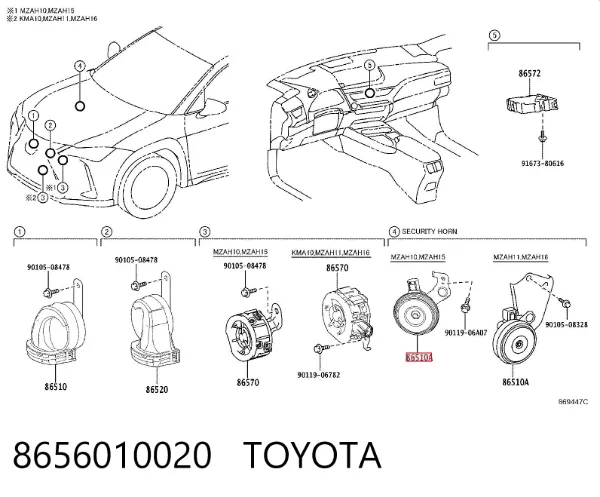  8656010020 Toyota