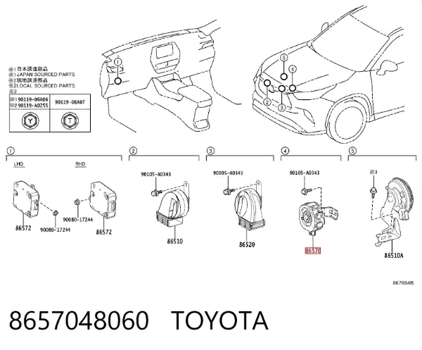  8657048060 Toyota