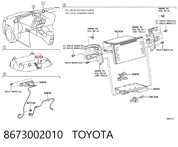  8673002010 Toyota