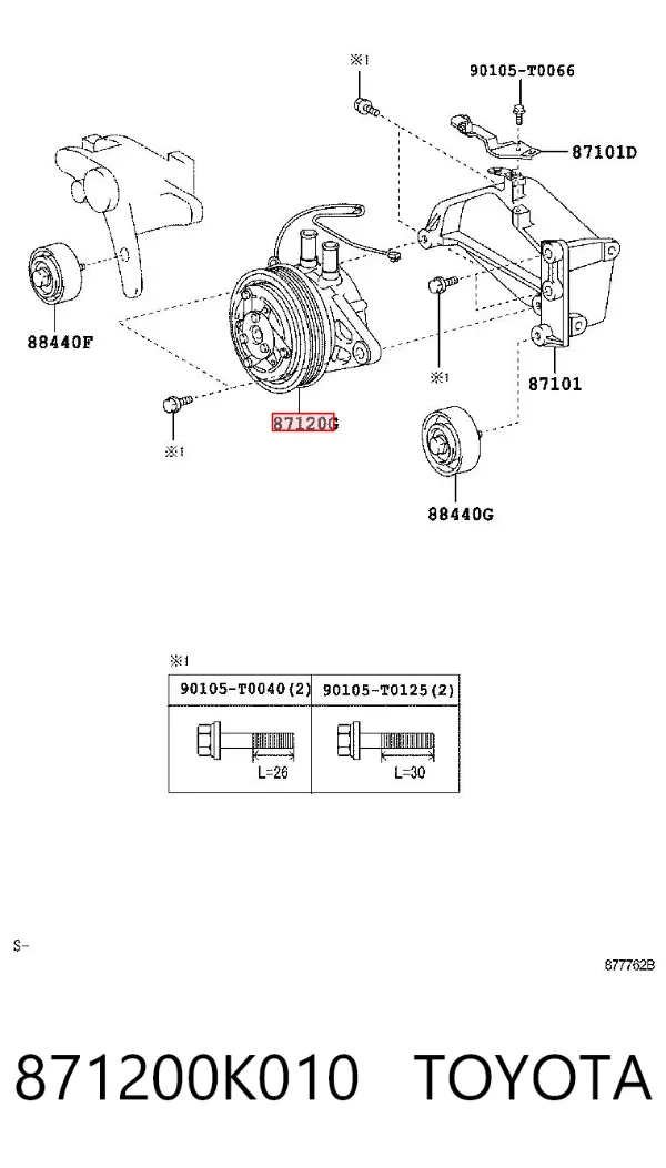  871200K010 Toyota