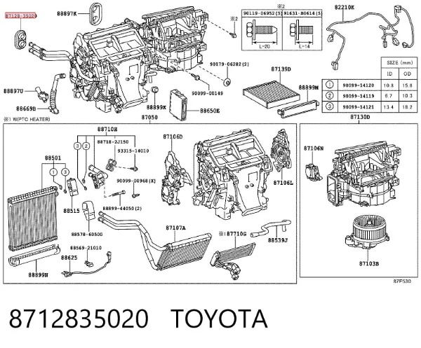  8712835020 Toyota