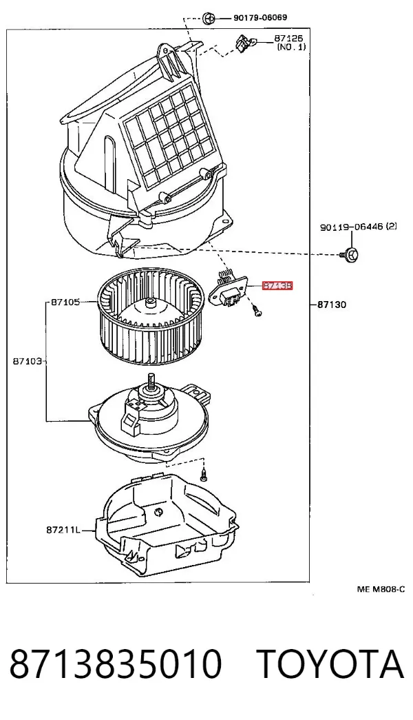  8713835010 Toyota