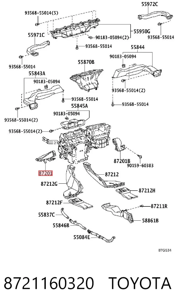  8721160320 Toyota