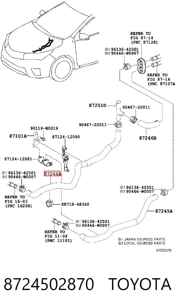  8724502870 Toyota