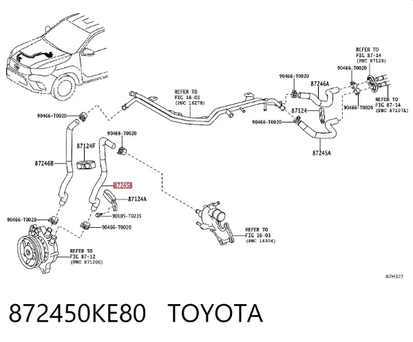  872450KE80 Toyota