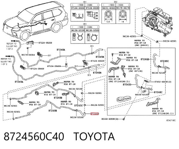  8724560C40 Toyota