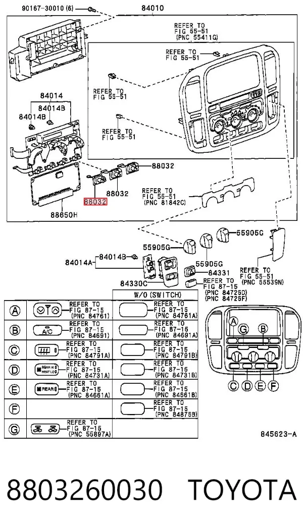 8803260030 Toyota
