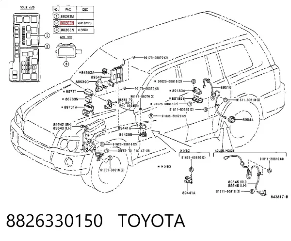  8826330150 Toyota